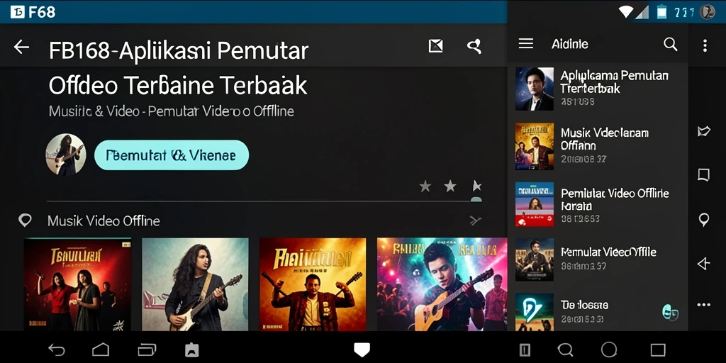 Tampilan antarmuka FB168 yang sederhana dan fungsional.
