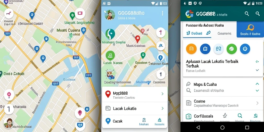 Tampilan antarmuka GGG888 dengan fitur Lacak Lokasi yang intuitif.