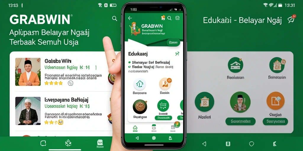 Antarmuka aplikasi GRABWIN yang interaktif dan mudah digunakan.
